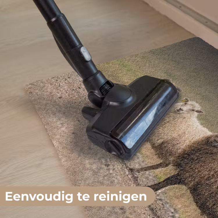 Schapen - Bruin - Wit - Grindpad Deurmat klein -reinigen_NL