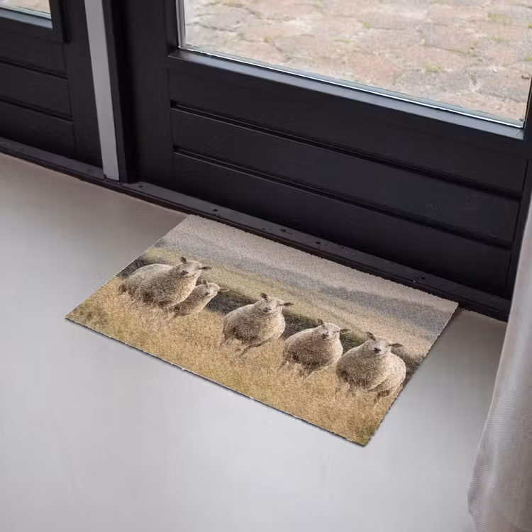 Schapen - Weidenlandschap - Heuvels Deurmat klein -sfeer2