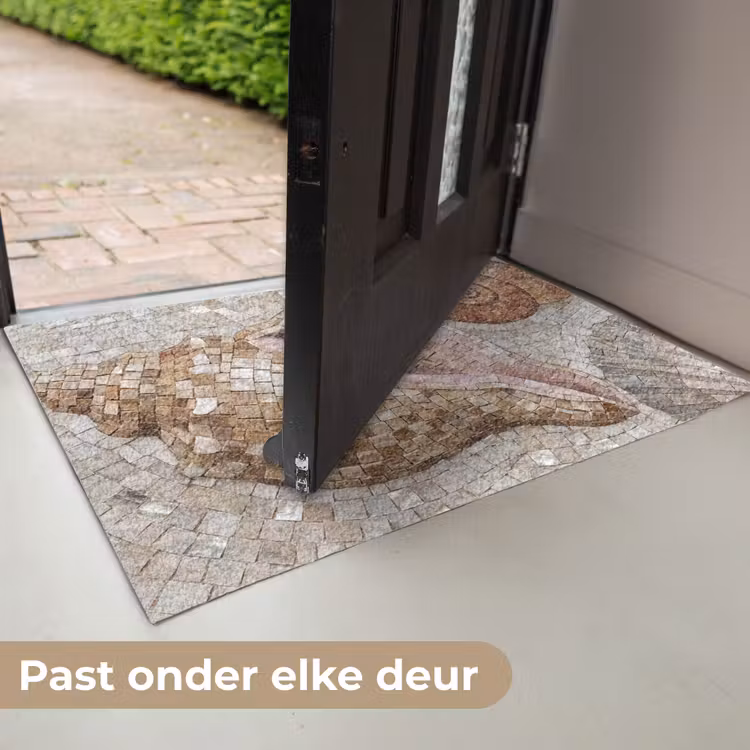 Schelp - Mozaïek - Zee - Beige - Modern Deurmat klein -USP_NL