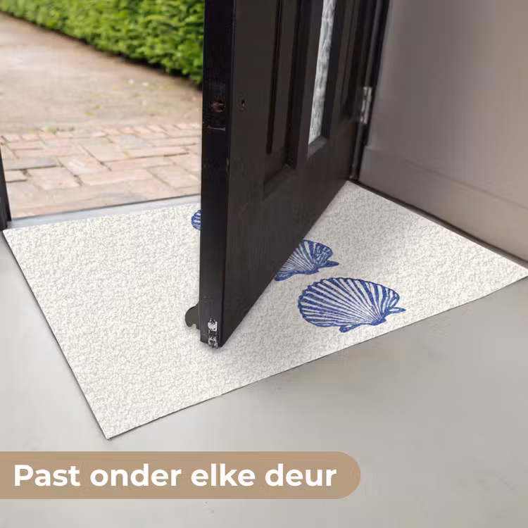 Schelpen - Blauw - Patroon Deurmat klein -USP_NL