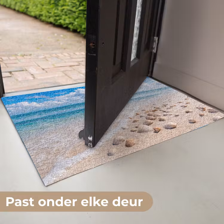 Schelpen - Strand - Natuur - Beige Deurmat klein -USP_NL