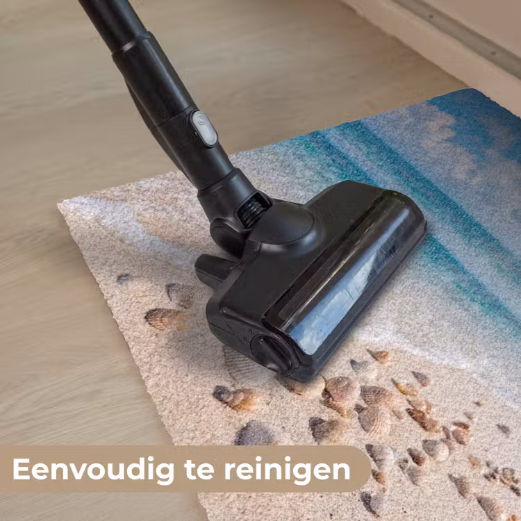 Schelpen - Strand - Natuur - Beige Deurmat klein -reinigen_NL