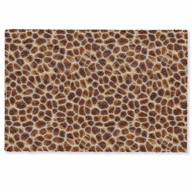 Schildpad - Patroon - Bruin Deurmat klein 898 -zkaufland3d