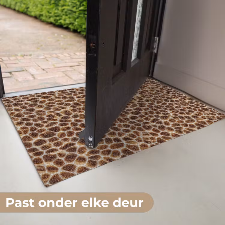 Schildpad - Patroon - Bruin Deurmat klein 898 -USP_NL