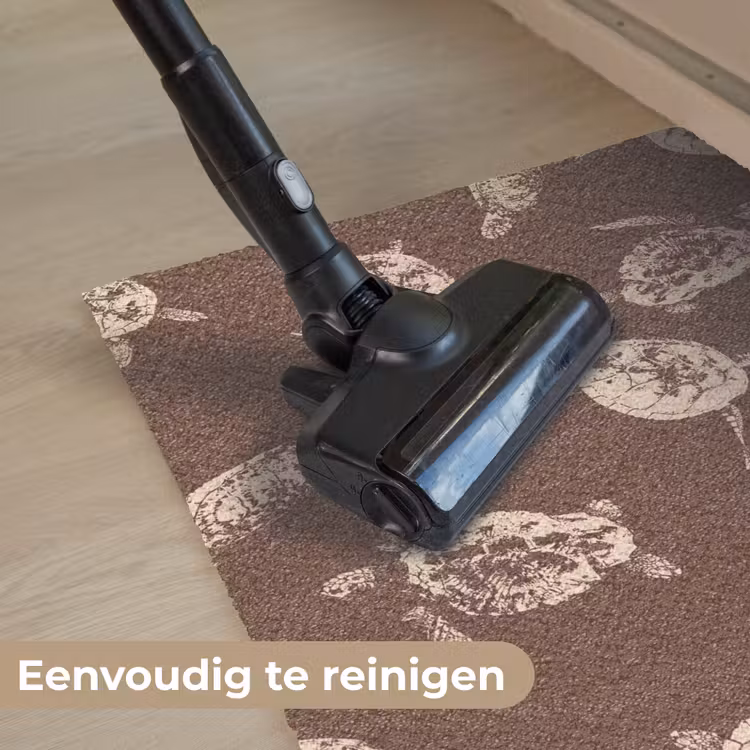 Schildpadden - Patroon - Bruin - Beige Deurmat klein -reinigen_NL