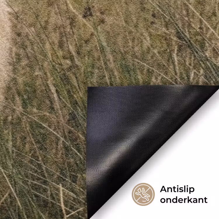 Schotse hooglander - Bergen - Grasveld Deurmat klein -antislip_NL
