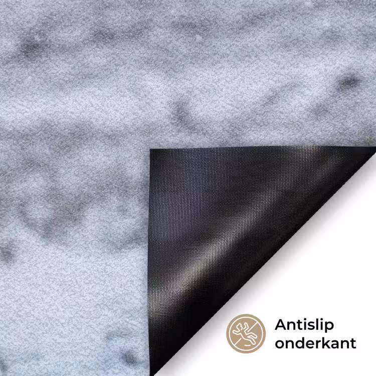 Schotse Hooglander - Sneeuw - Bergen - Winter Deurmat klein -antislip_NL