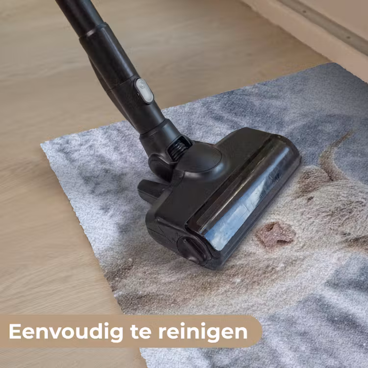 Schotse Hooglander - Sneeuw - Bergen - Winter Deurmat klein -reinigen_NL