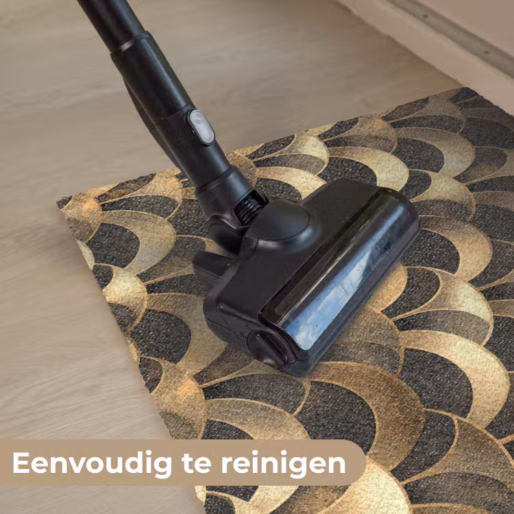 Schubben - Structuur - Goud Deurmat klein 898 -reinigen_NL