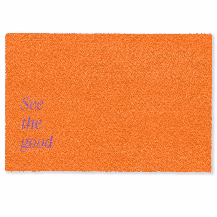 See te good - Paars - Oranje Deurmat klein -zkaufland3d
