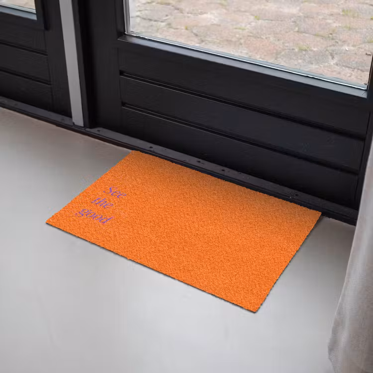 See te good - Paars - Oranje Deurmat klein -sfeer2