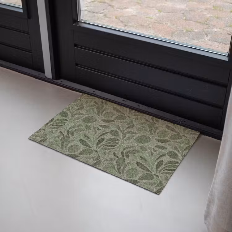 Sereen - Bladeren - Groen Deurmat klein 898 -sfeer2