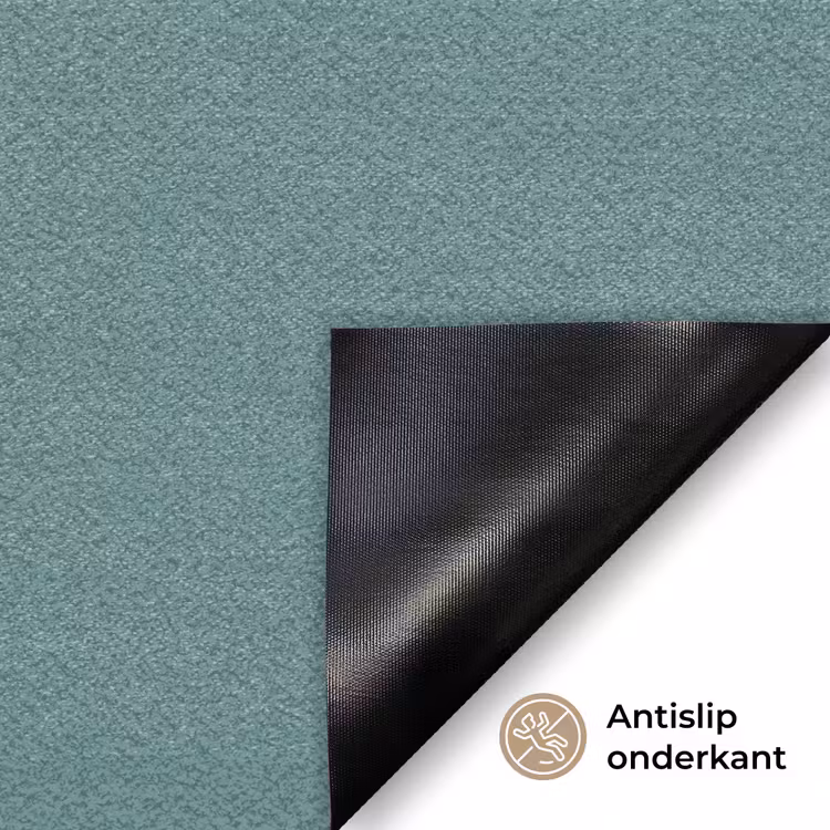 Serene - Teal - Blauw Deurmat klein 898 -antislip_NL