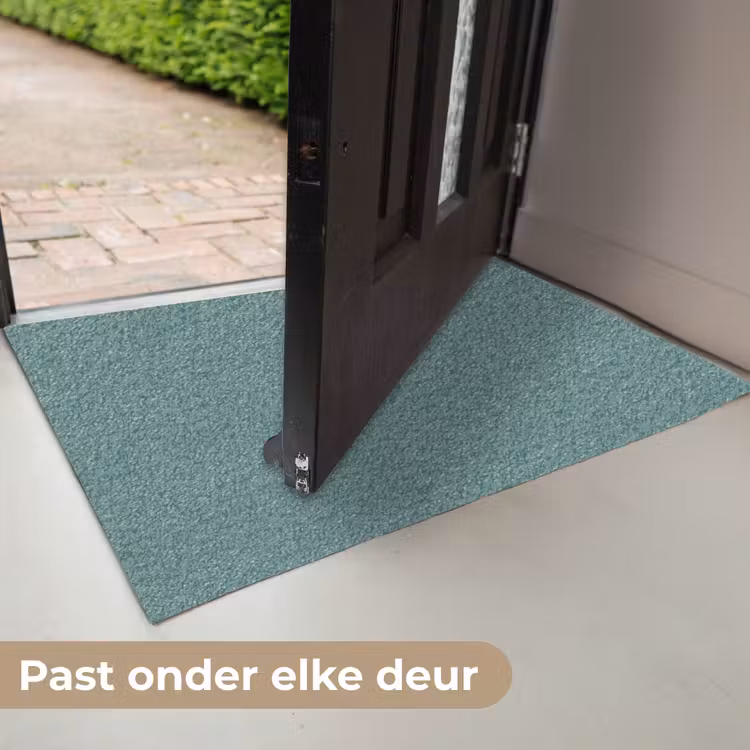 Serene - Teal - Blauw Deurmat klein 898 -USP_NL