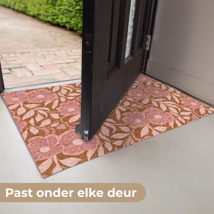 Sfeer - Bloemen - Roze Deurmat klein 898 -USP_NL
