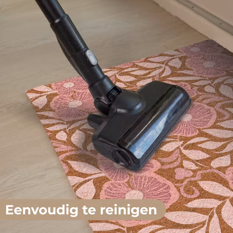 Sfeer - Bloemen - Roze Deurmat klein 898 -reinigen_NL