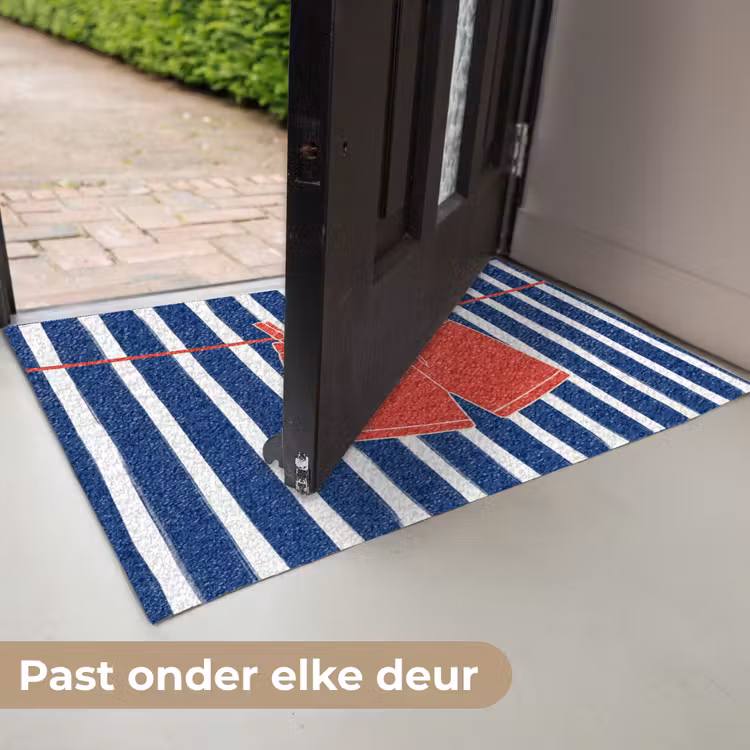 Shorts - Waslijn - Zomer - Illustratie - Rood Deurmat klein -USP_NL