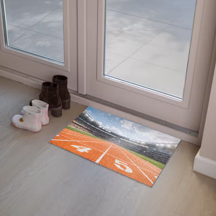 Sintelbaan - Stadion - Sport -Oranje Deurmat klein -sfeer3
