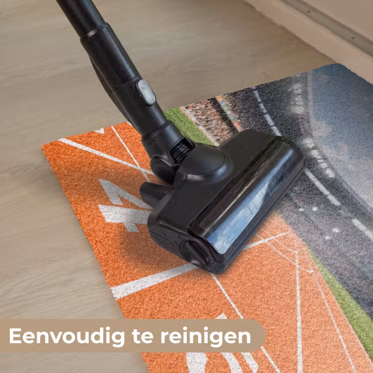 Sintelbaan - Stadion - Sport -Oranje Deurmat klein -reinigen_NL