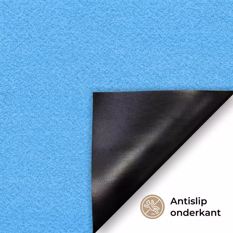 Sky - Blue - Blauw Deurmat klein 898 -antislip_NL