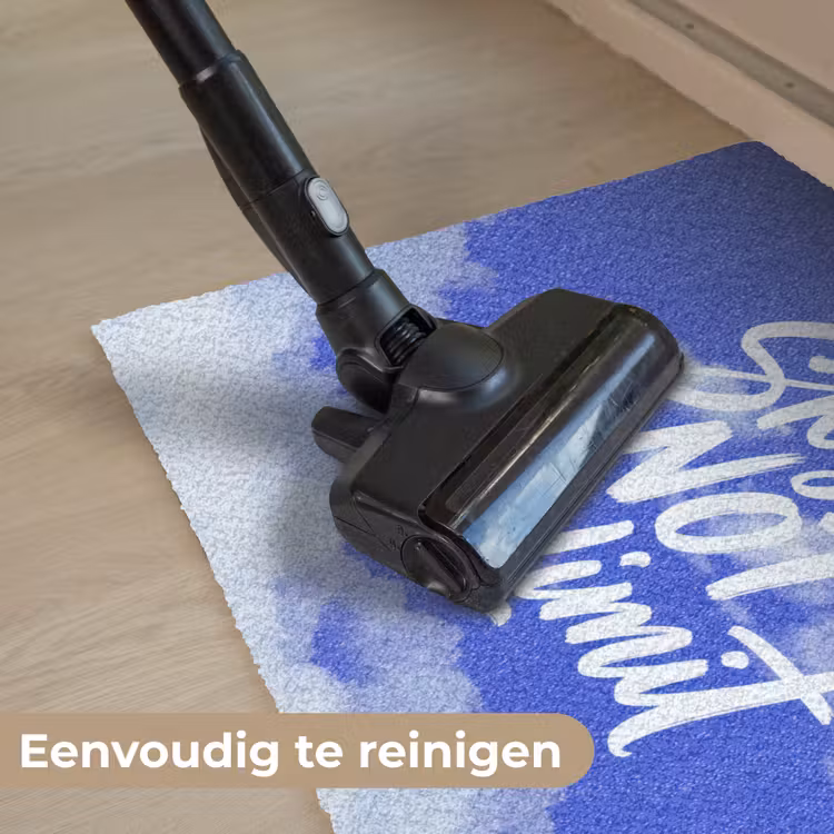 Sky is not the limit - Blauwe lucht - Wolken Deurmat klein -reinigen_NL