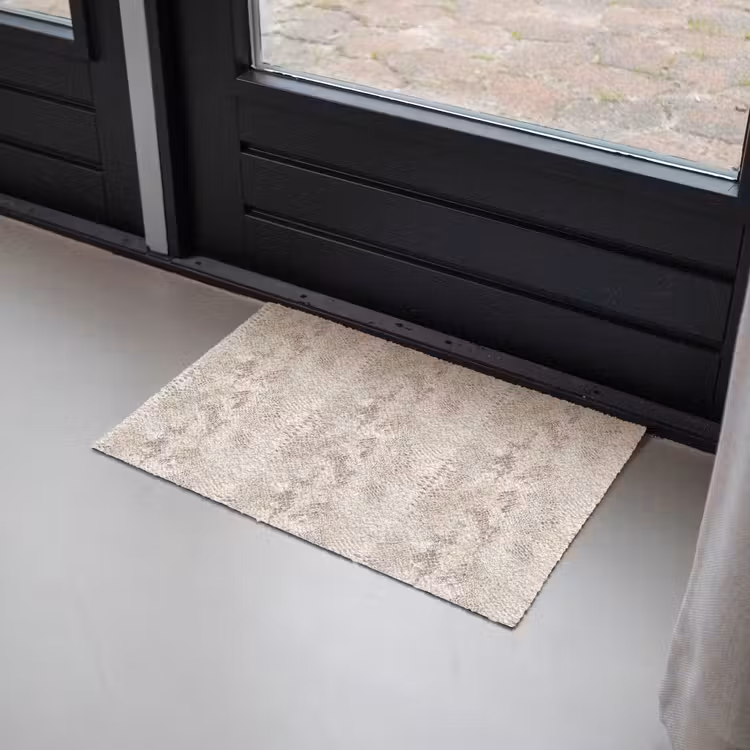 Slang - Patroon - Beige Deurmat klein 898 -sfeer2