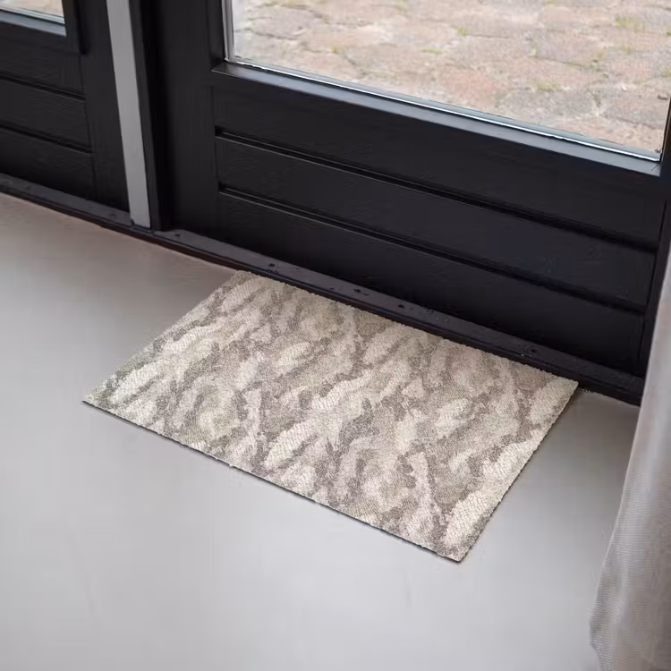 Slang - Patroon - Taupe Deurmat klein 898 -sfeer2