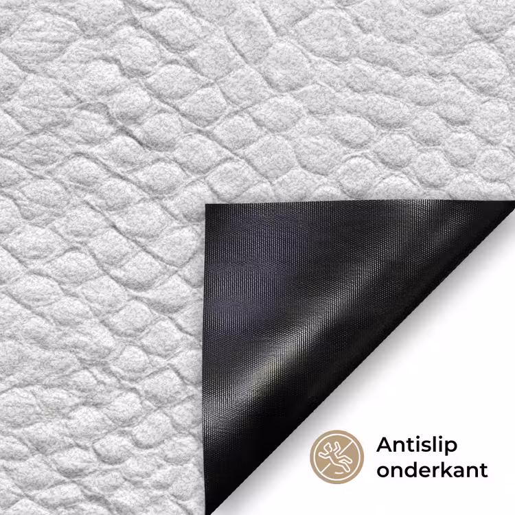 Slang - Patroon - Wit Deurmat klein 898 -antislip_NL