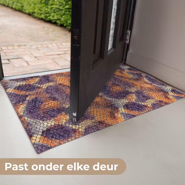 Slang - Schubben - Kleurrijk Deurmat klein 898 -USP_NL
