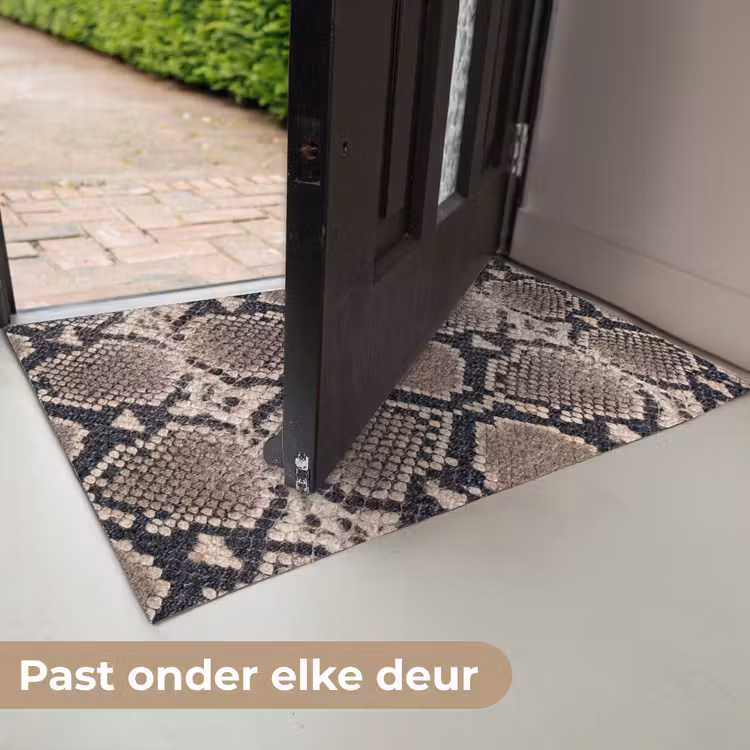 Slangenprint - Python - Bruin Deurmat klein -USP_NL