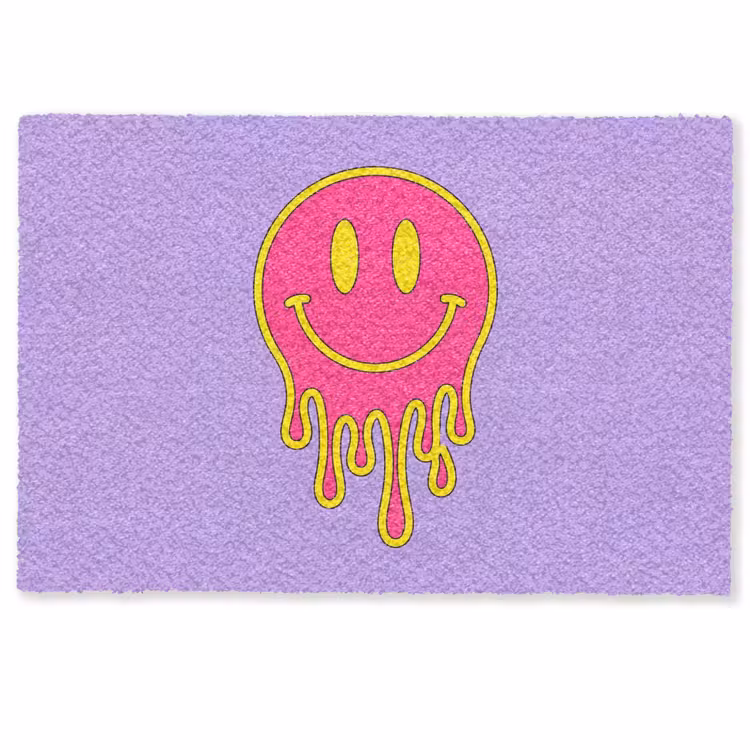 Smiley - Drip - Neon Deurmat klein -zkaufland3d