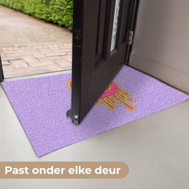 Smiley - Drip - Neon Deurmat klein -USP_NL