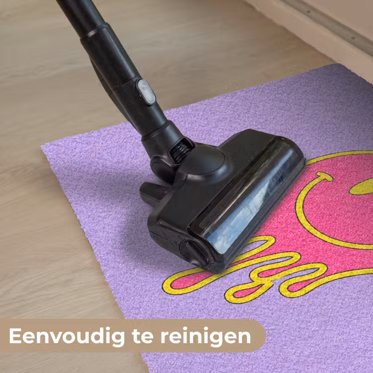 Smiley - Drip - Neon Deurmat klein -reinigen_NL