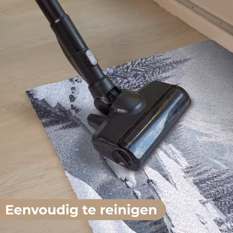 Sneeuwlandschap - Bergen - Rivier - Winter Deurmat klein -reinigen_NL