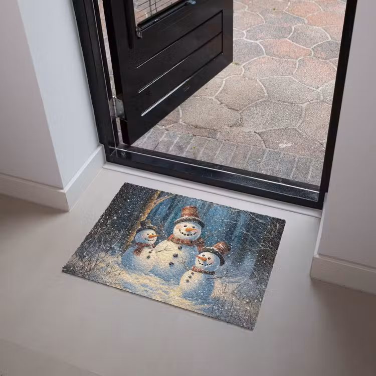 Sneeuwpop - Sneeuw - Winter - Bos Deurmat klein -sfeer5
