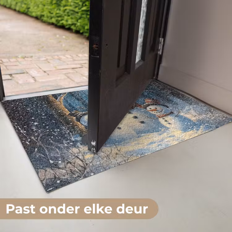 Sneeuwpop - Sneeuw - Winter - Bos Deurmat klein -USP_NL