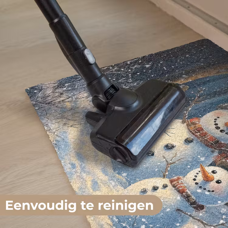 Sneeuwpop - Sneeuw - Winter - Bos Deurmat klein -reinigen_NL