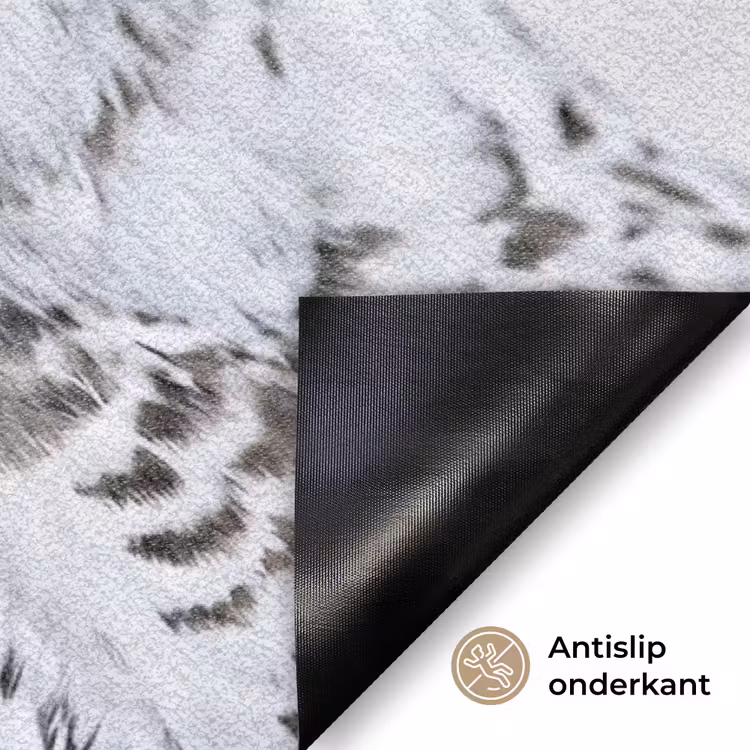Sneeuwuil - Oog - Wildlife - Wit Deurmat klein -antislip_NL