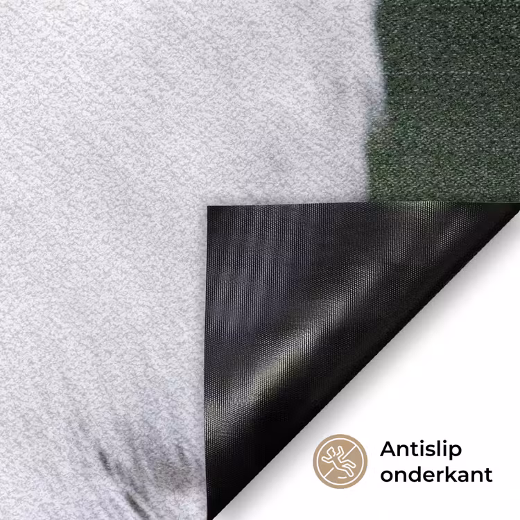 Sneeuwuil - Portret - Geel Deurmat klein -antislip_NL