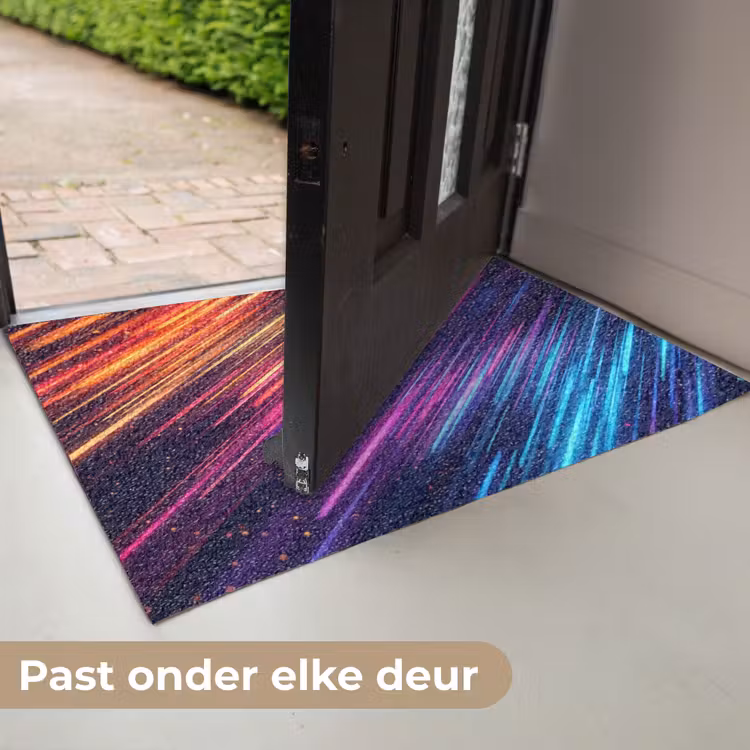 Snelheid - Kosmos - Kleurrijk Deurmat klein -USP_NL