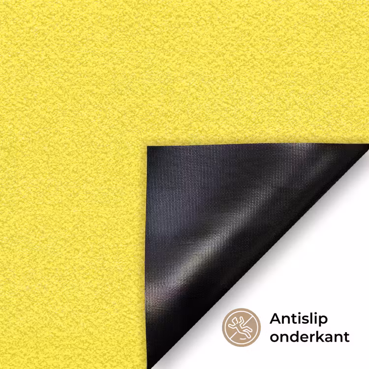 Soft - Custard - Geel Deurmat klein 898 -antislip_NL