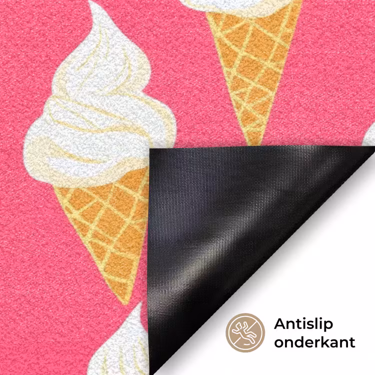 Softijs - Horentje - Roze Deurmat klein 898 -antislip_NL