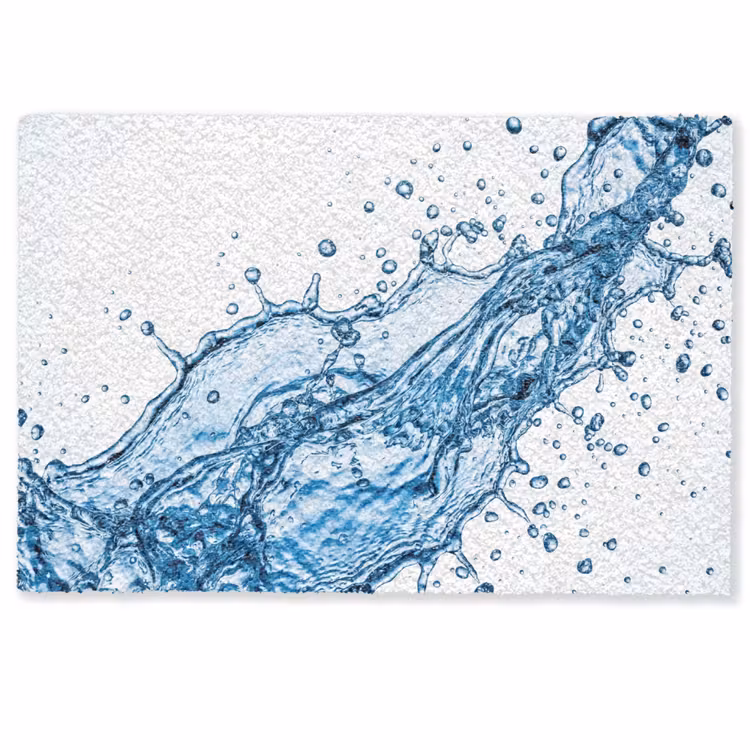 Spash - Water - Blauw Deurmat klein -zkaufland3d