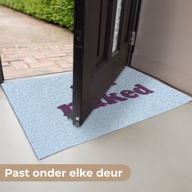 Speels - Boodschap - Blauw Deurmat klein -USP_NL