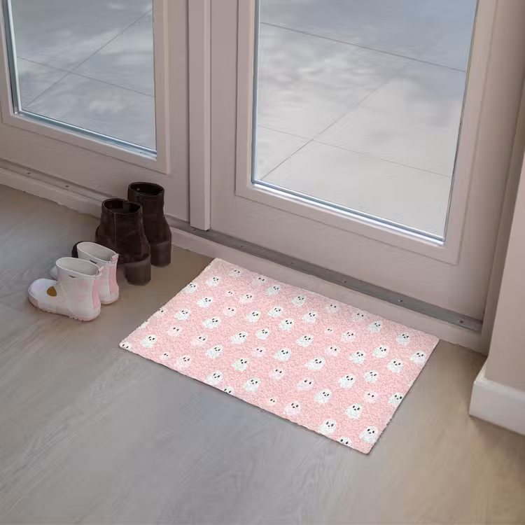 Spookjes - Patroon - Roze Deurmat klein 898 -sfeer3