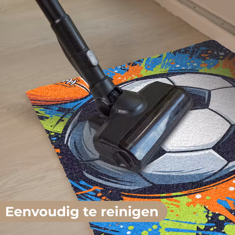 Sport - Ballen - Kleurrijk Deurmat klein -reinigen_NL