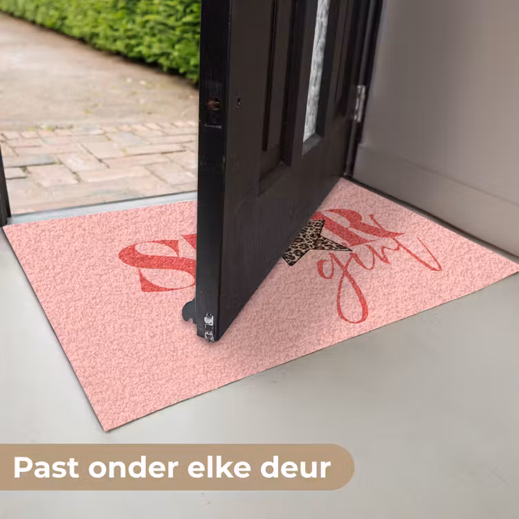 Star girl - Roze - Panter - Ster Deurmat klein -USP_NL