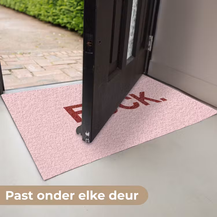Statement - Krachtig - Roze Deurmat klein -USP_NL