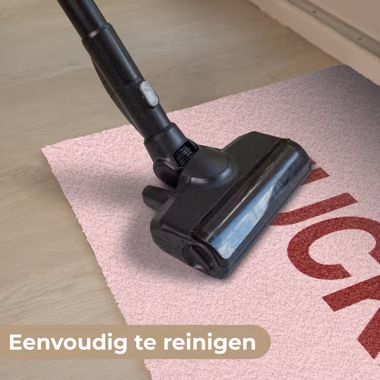 Statement - Krachtig - Roze Deurmat klein -reinigen_NL