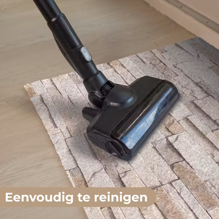 Steen - Muur - Textuur - Rustiek - Beige Deurmat klein -reinigen_NL